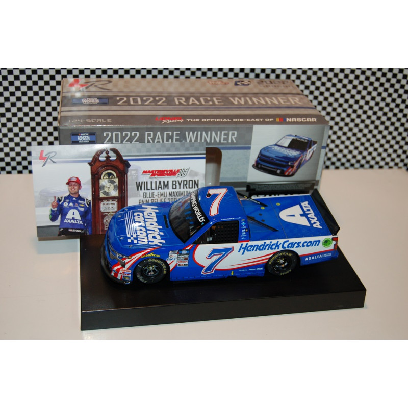 7 William Byron, HendrickCars. com Martinsville 4/7 Race Win, TRUCK 2022 1/24