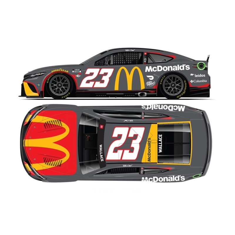 * DNP * 23 Bubba Wallace, McDonald's, 1/24 CUP 2023 HO COLOR CHROME