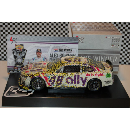 48 Alex Bowman, Ally Las Vegas 3/6 Win, CUP 2022 HO