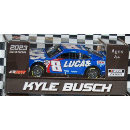 8 Kyle Busch, Lucas Oil, Auto Club 2/26 Race Win, 1/64 CUP 2023