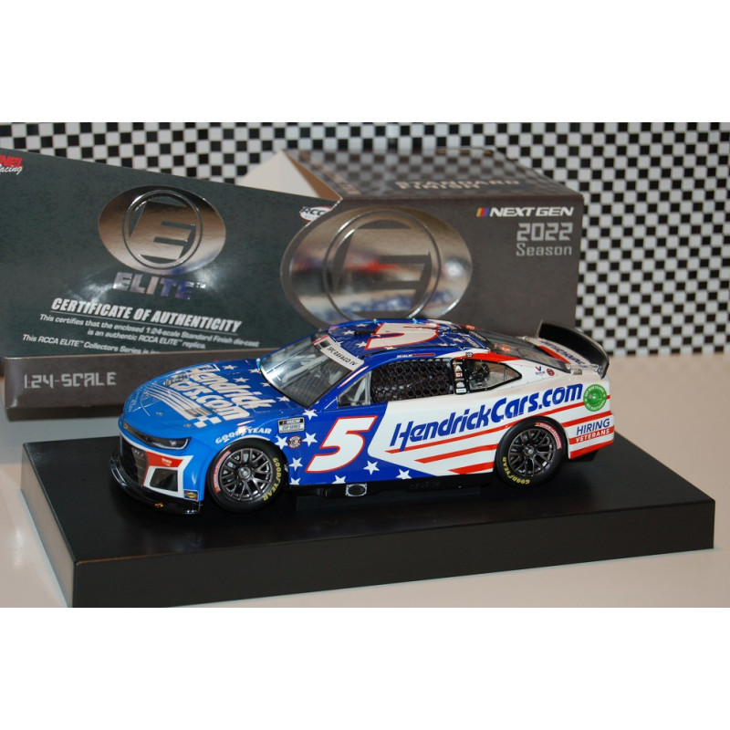 5 Kyle Larson, Hendrickcars. com Salutes, CUP 2022 elite 1/24