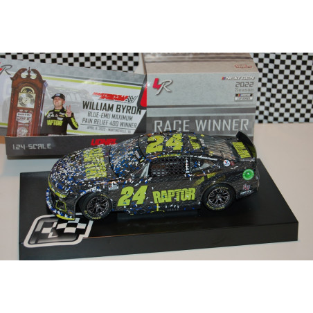 24 William Byron, Raptor Martinsville 4/9 Race Win, CUP 2022 HO 1/24