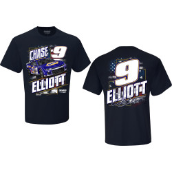 9 Chase Elliott, Patriotic Adult 2-Spot Tee, 2024