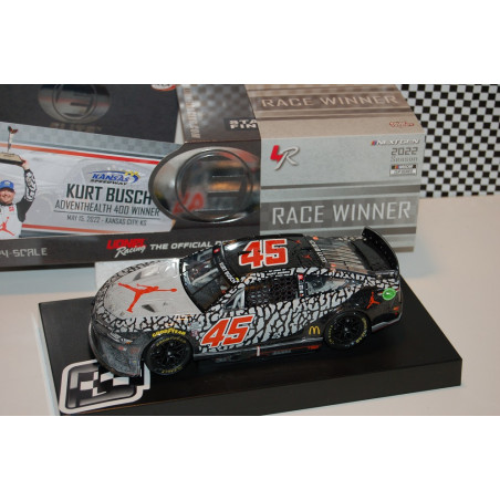 45 Kurt Busch, Jordan Brand Kansas 5/15 Race Win, CUP 2022 ELITE 1/24