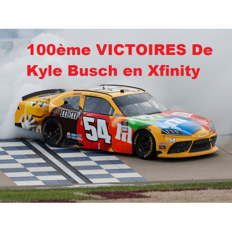 54 Kyle Busch, M&M's, Nashville, 100 Xfinity Series Win, 2021 HO 1/24