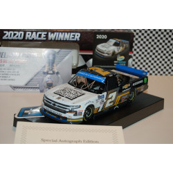 2 Sheldon Creed, Chevy Accessories/Trench Shoring, Phoenix Win TRUCK 2020 1/24 AUTOGRAPHIER