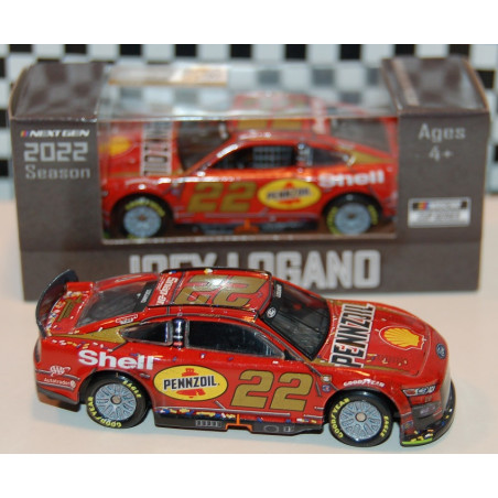 22 Joey Logano, Shell / Pennzoil Throwback Darlington 5/8 Win, CUP 2022 1/64