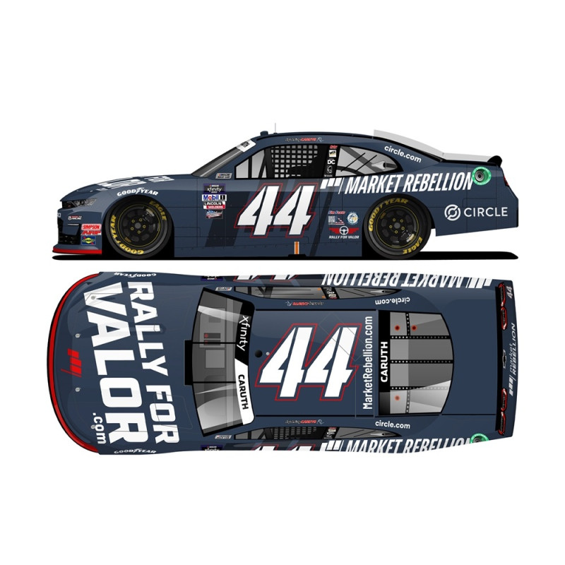 44 Rajah Caruth, Rally for Valor, 1/24 XFINITY 2022