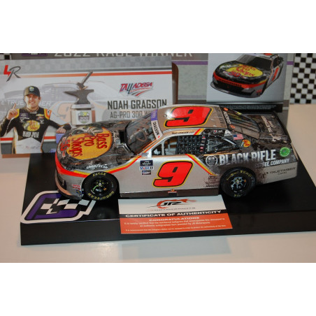 9 Noah Gragson, Bass Pro Shops / Truetimber / Black Rifle Coffee, Talladega 4/23 Win, XFINITY 2022 HO 1/24 AUTOGRAPHIER