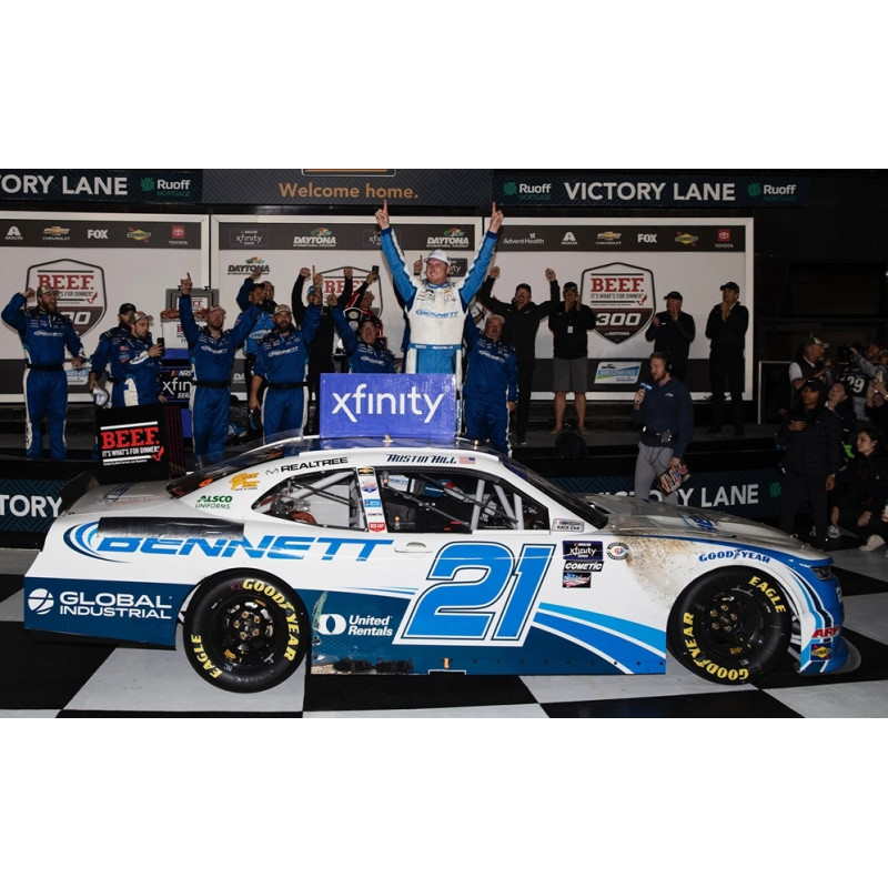 21 Austin Hill, Bennet Transportation, Daytona 2/18 Race Win,1/24 XFINITY 2023