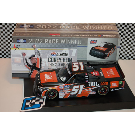 51 Corey Heim, JBL Atlanta 3/19 Race Win, TRUCK 2022 1/24