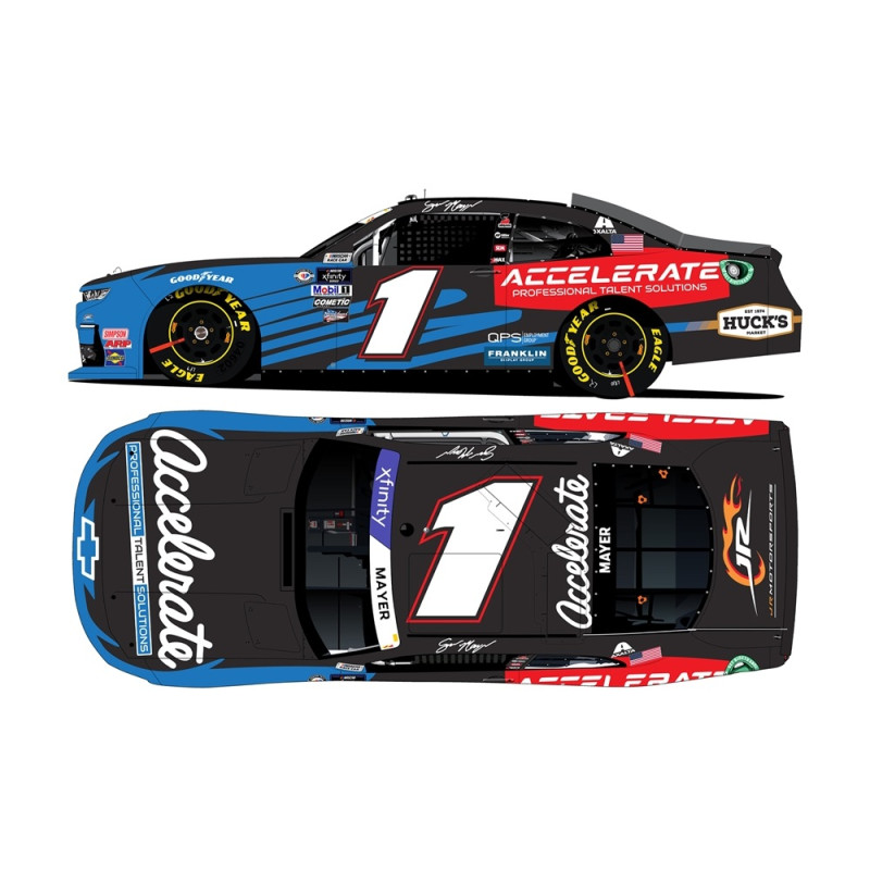 1 Sam Mayer 2023 Accelerate Darlington Throwback, 1/24 XFINITY 2023