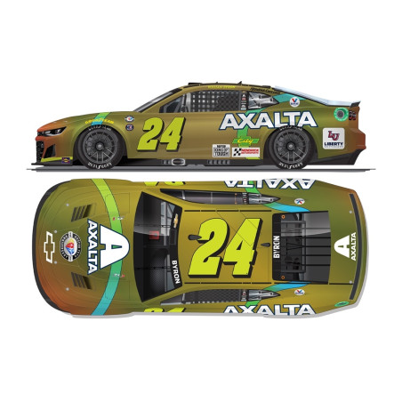 24 William Byron, Axalta Darlington Throwback, 1/24 CUP 2023 HO