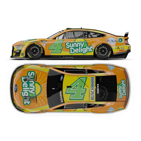 4 Kevin Harvick, Sunny Delight Darlington Throwback, 1/24 CUP 2023 HO COLOR CHROME