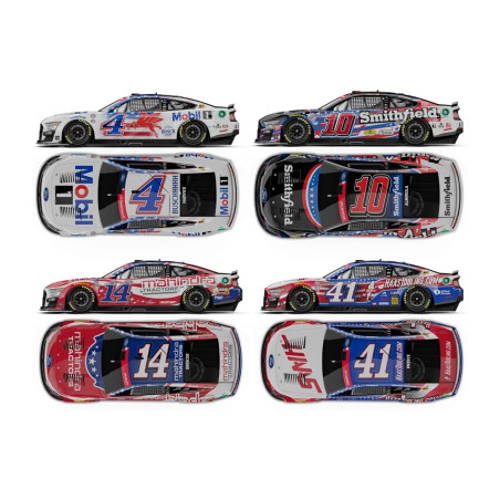 Coffret Stewart-Haas Racing, Patriotic 4-Car Set, 1/64 CUP 2023