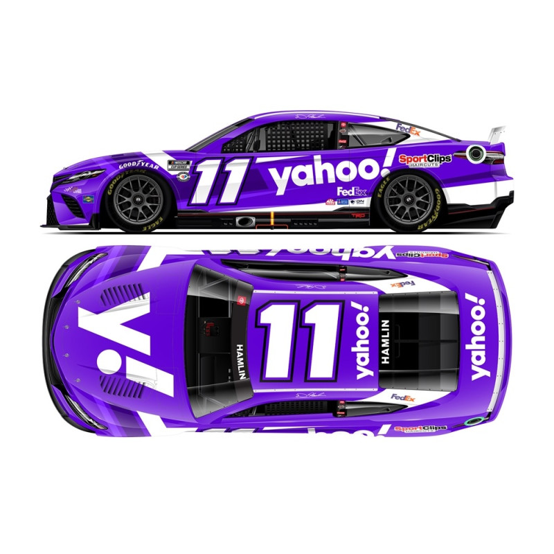 11 Denny Hamlin, Yahoo!, 1/24 CUP 2023 HO