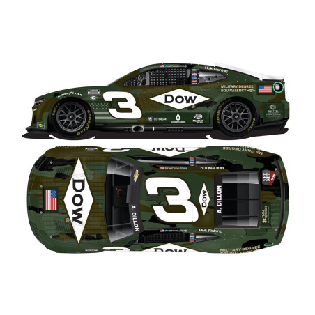 3 Austin Dillon, Dow Salutes Veterans, 1/24 CUP 2023 HO