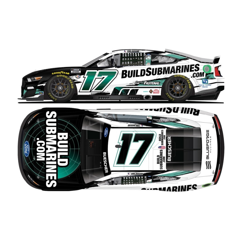 17 Chris Buescher, BuildSubmarines .com, - FOIL NUMBER, 1/24 CUP 2023 ELITE