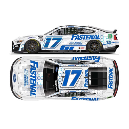 17 Chris Buescher, Fastenal White, - FOIL NUMBER, 1/24 CUP 2023 HO