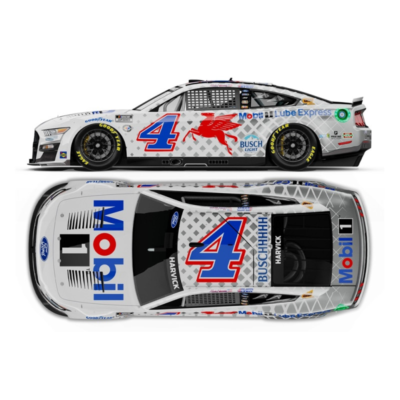 4 Kevin Harvick, Mobil 1 Lube Expres, 1/24 CUP 2023 HO COLOR CHROME