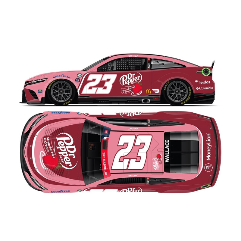 23 Bubba Wallace, Dr Pepper Strawberries & Cream, 1/24 CUP 2023 HO